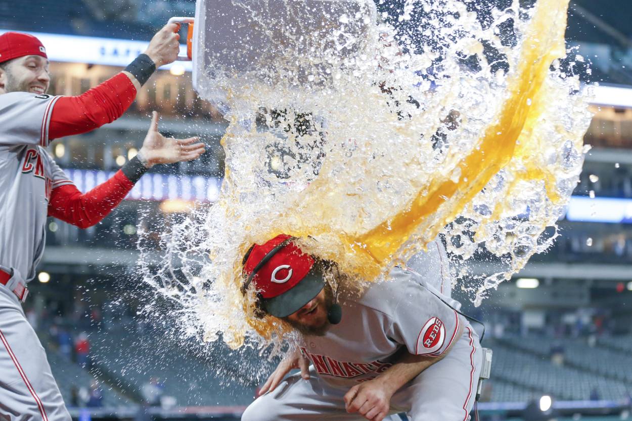 Cincinnati Reds pitcher Wade Miley threw his first career no-hitter against the Cleveland Indians.