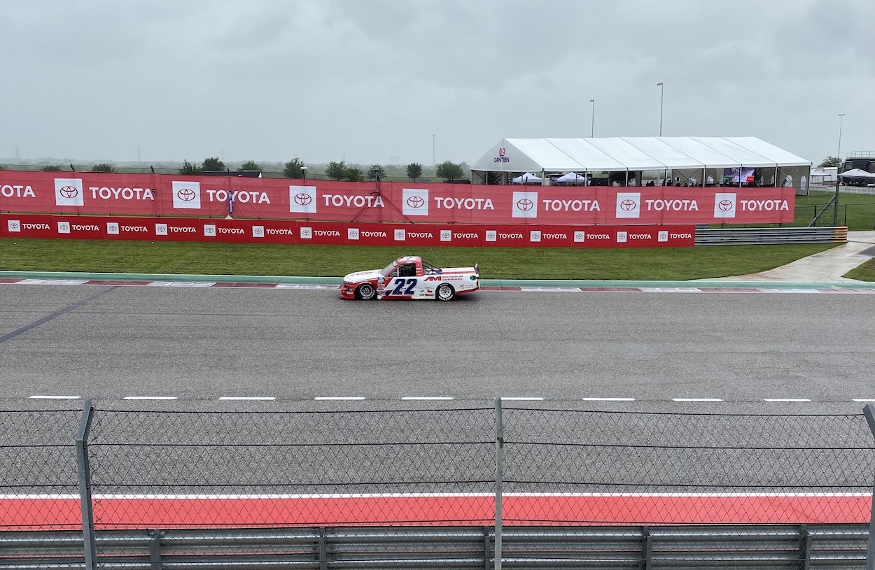 Austin Wayne Self races at COTA