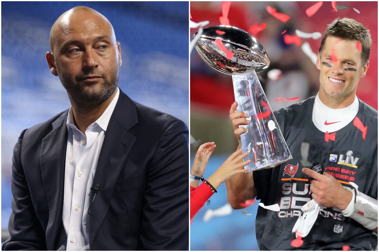 Derek Jeter and Tom Brady