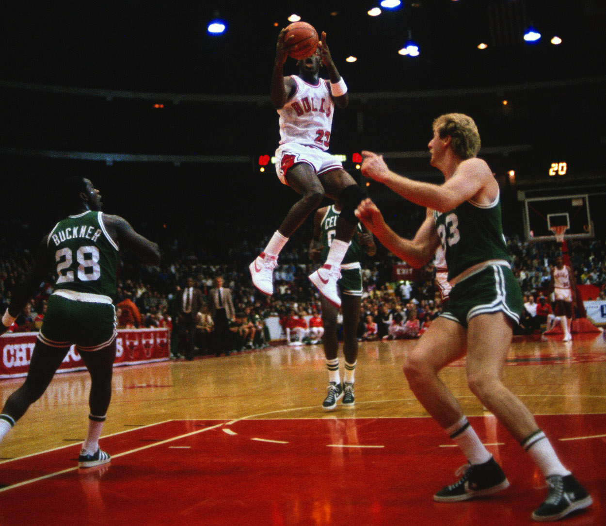 Michael Jordan of the Chicago Bulls
