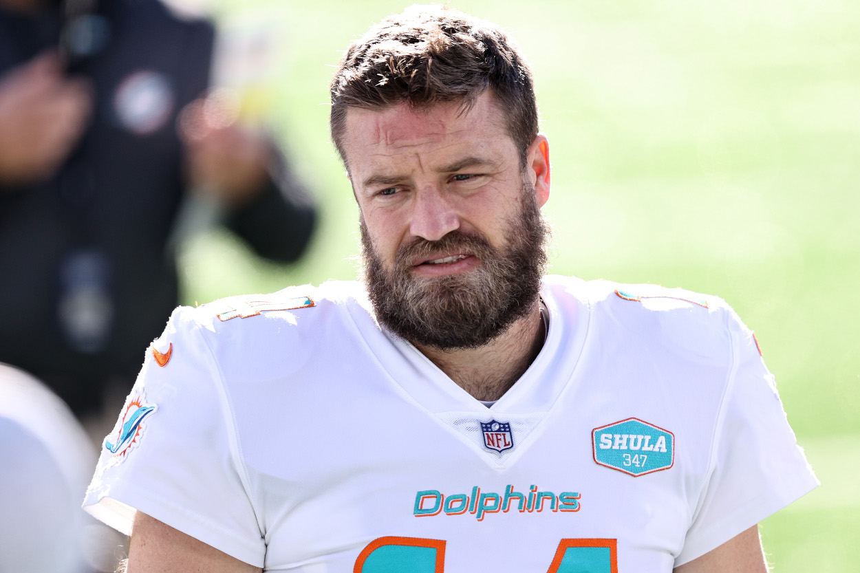 Ryan Fitzpatrick left the Miami Dolphins to sign with the Washington Football Team