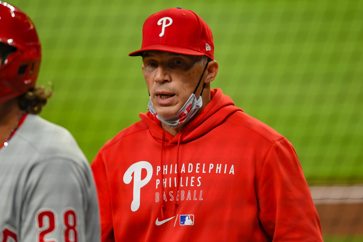 Manager Joe Girardi of the Philadelphia Phillies