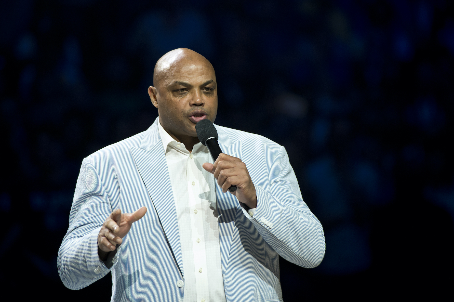 Charles Barkley, who boasts a $50 million net worth, speaks ahead of Dirk Nowitzki's final NBA game.