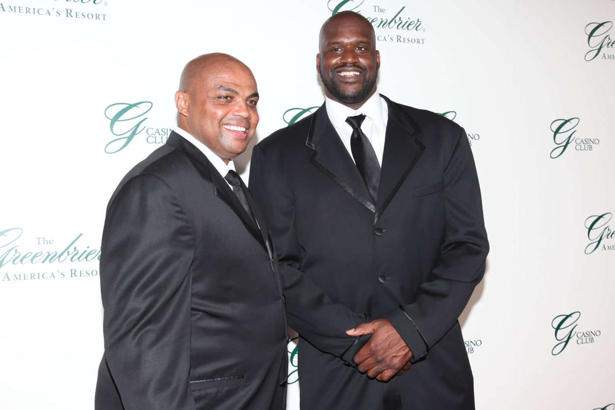NBA legends and TNT analysts Charles Barkley and Shaquille O'Neal.