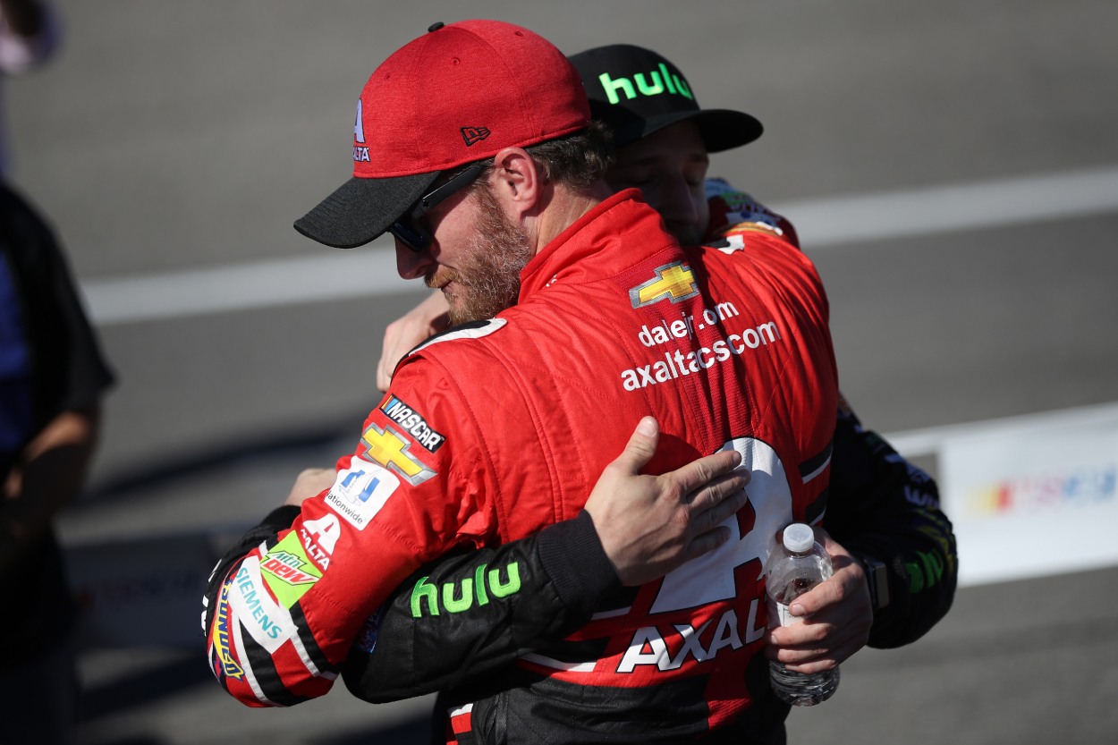 Dale Earnhardt Jr. and his nephew Jeffrey explained what it's like to carry the Earnhardt name.