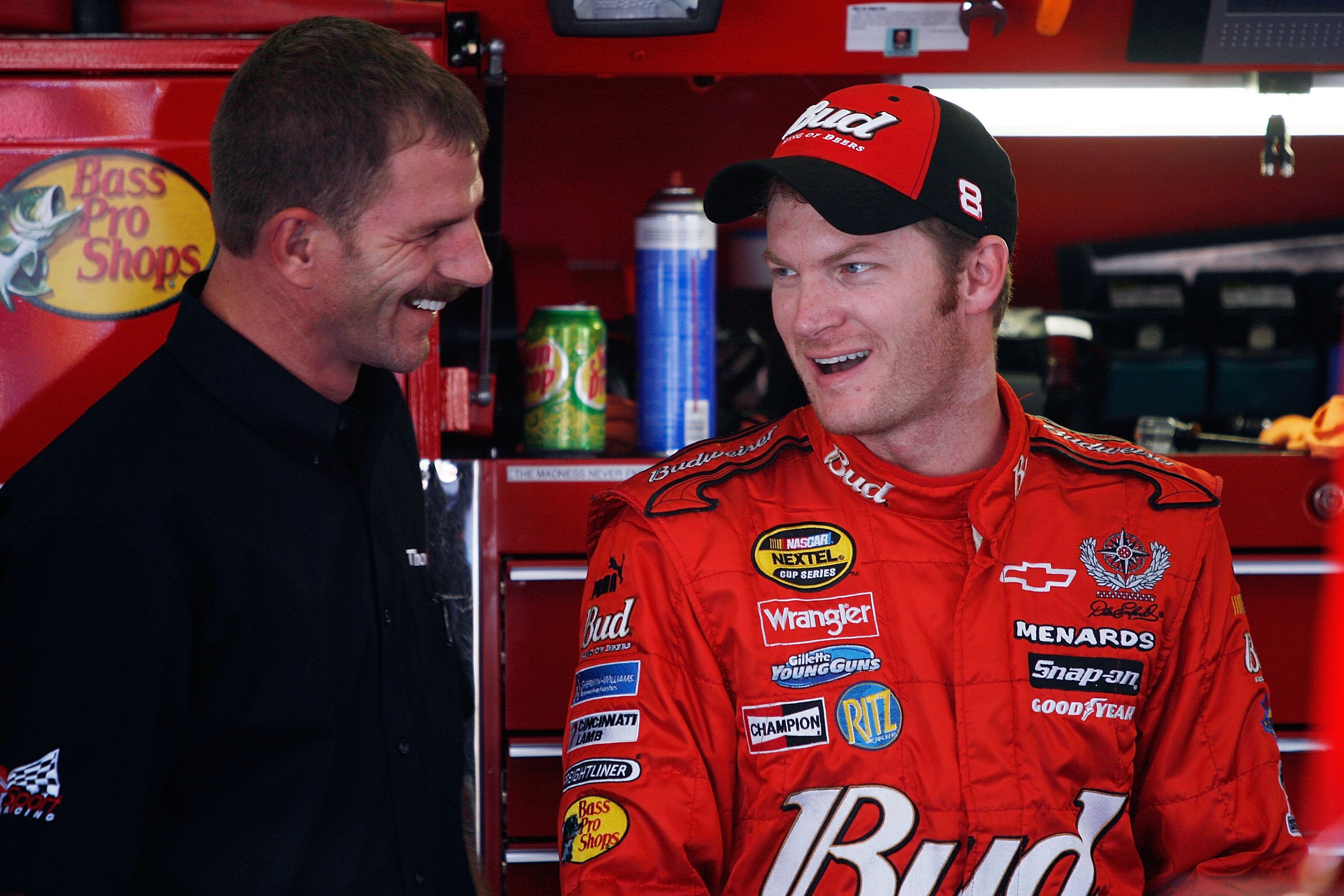 Dale Earnhardt Jr. was very excited to meet his brother for the first time.