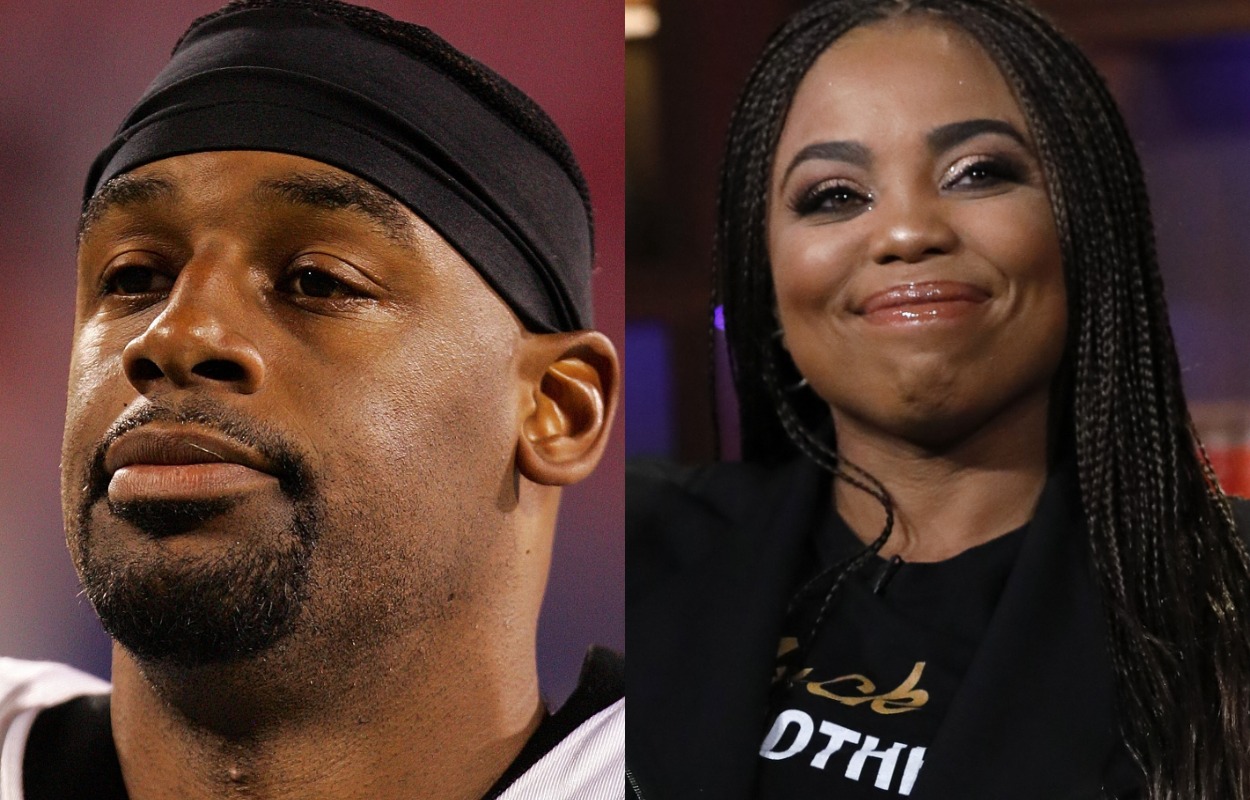Philadelphia Eagles legend Donovan McNabb (L) and former ESPN host Jemele Hill.