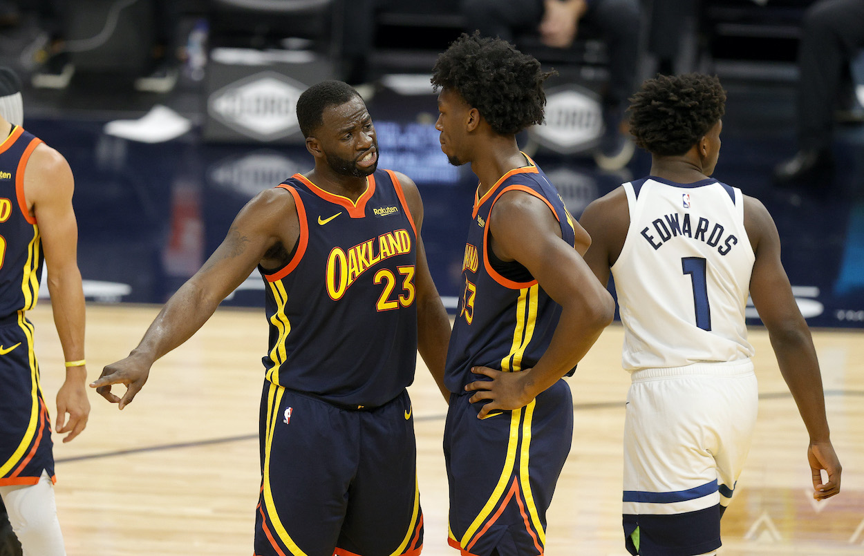 Draymond Green Takes a Subtle Shot at Teammate James Wiseman on TNT