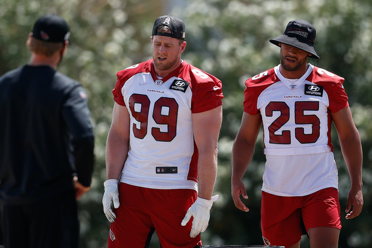 Arizona Cardinals defensive stars J.J. Watt and Zaven Collins