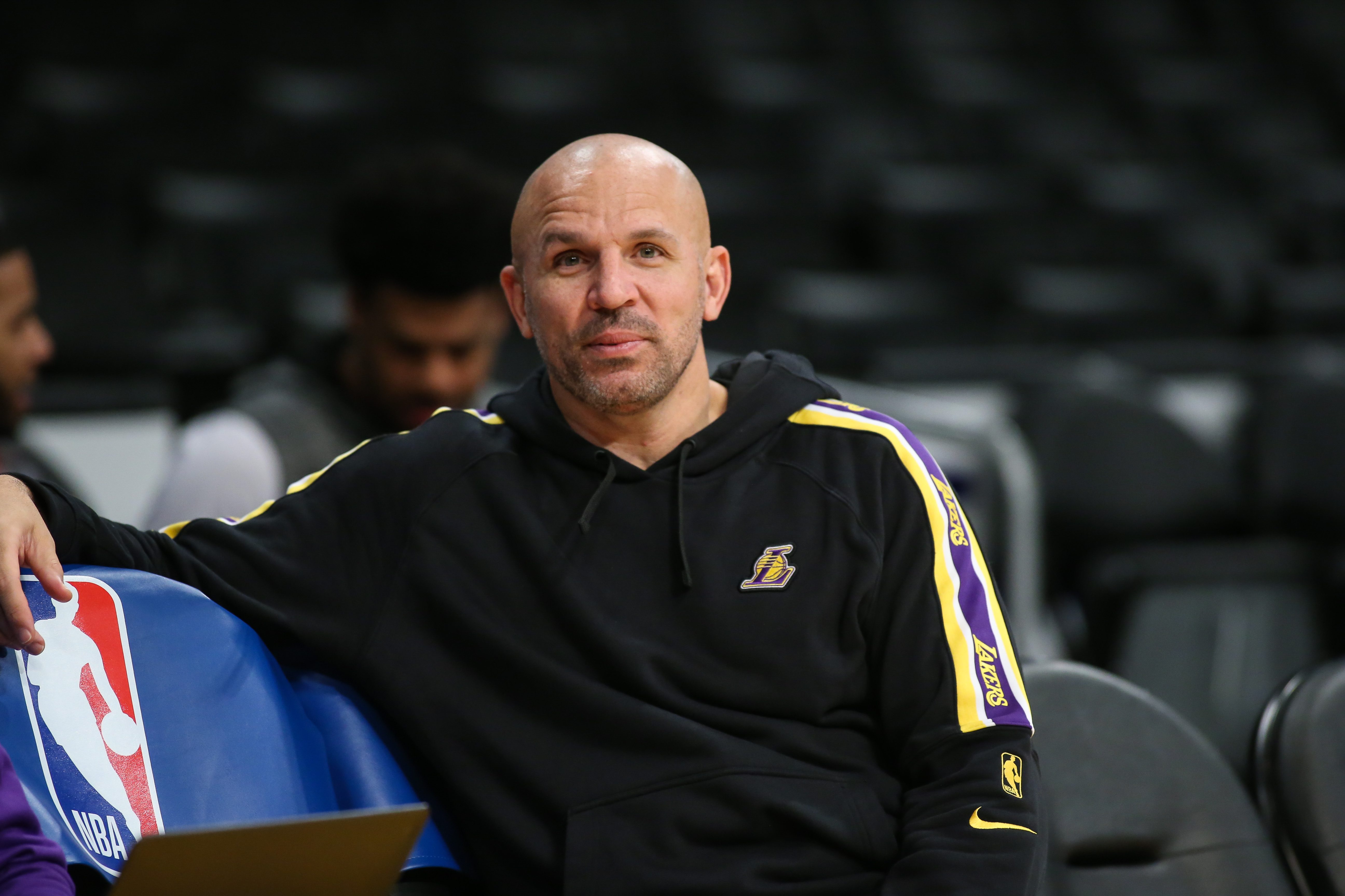 New Dallas Mavericks head coach Jason Kidd in 2020 when he worked with the Los Angeles Lakers.