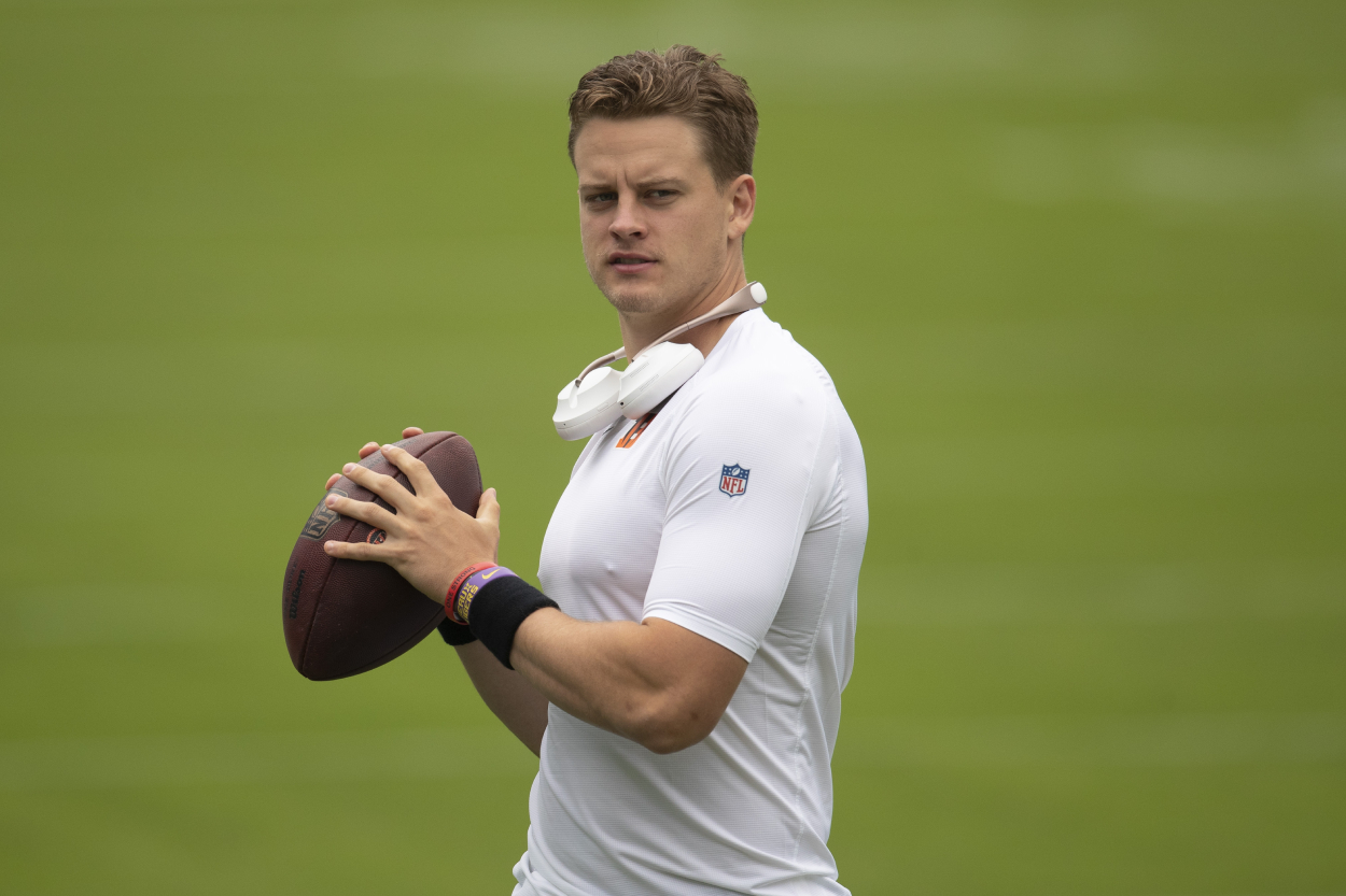 Cincinnati Bengals quarterback Joe Burrow against the Eagles in 2020.