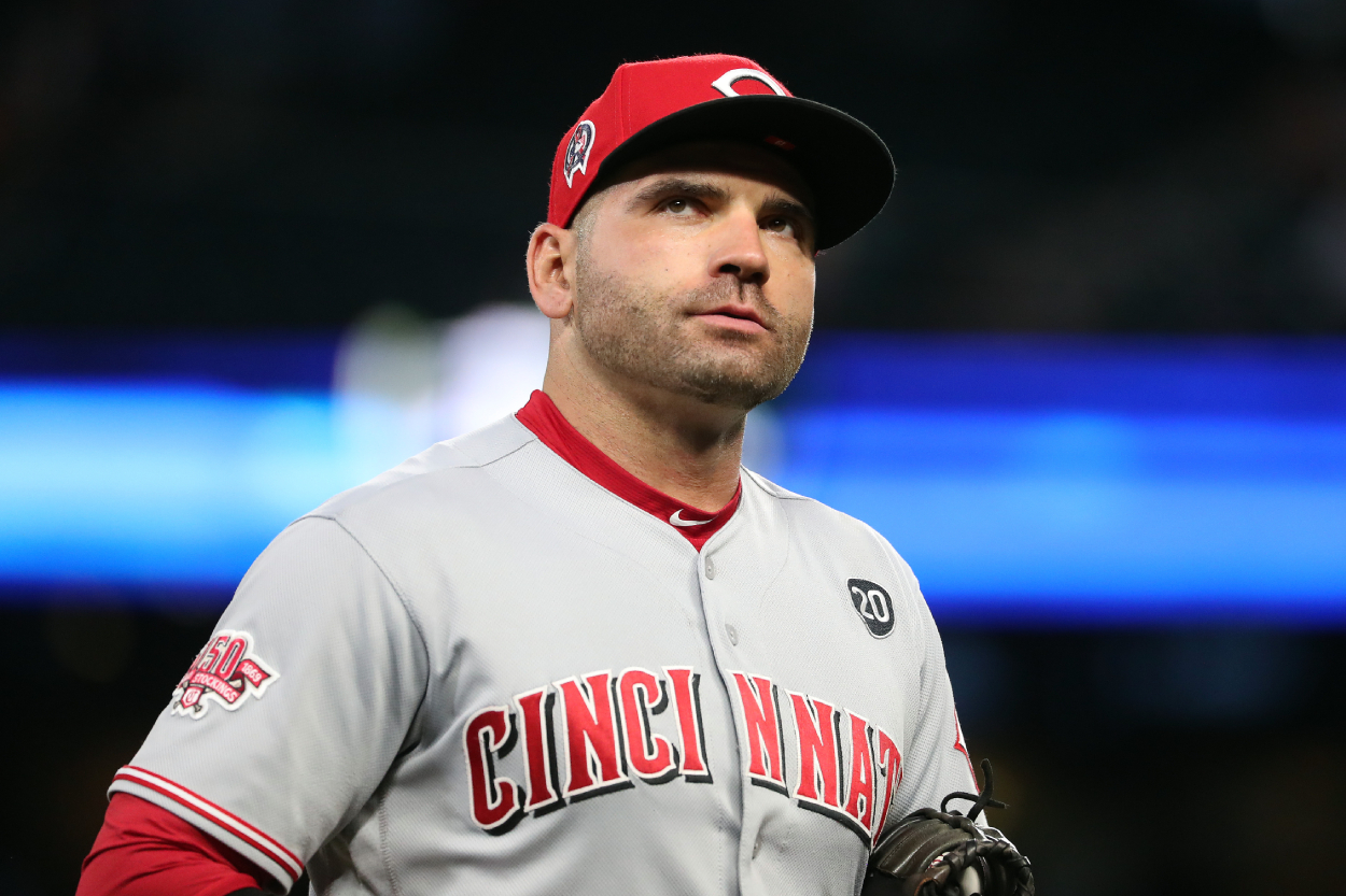 Cincinnati Reds star Joey Votto against the Mariners.