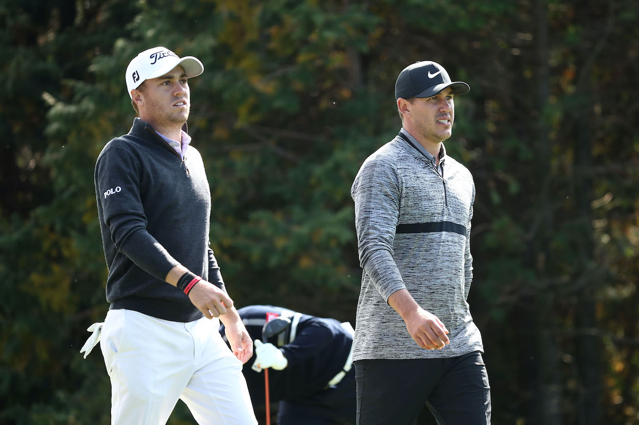 PGA Tour stars Justin Thomas and Brooks Koepka