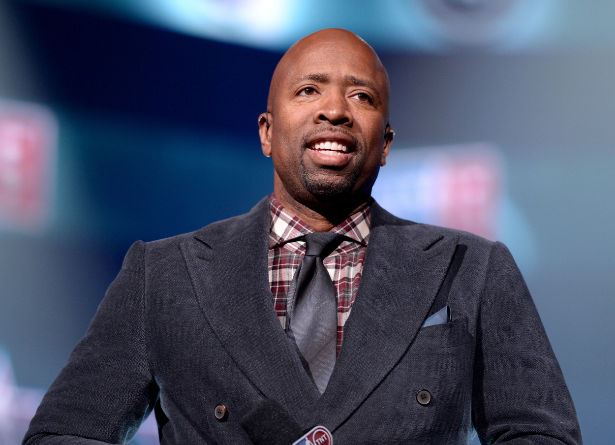 Former NBA star Kenny "The Jet" Smith during NBA All-Star Weekend in 2015.