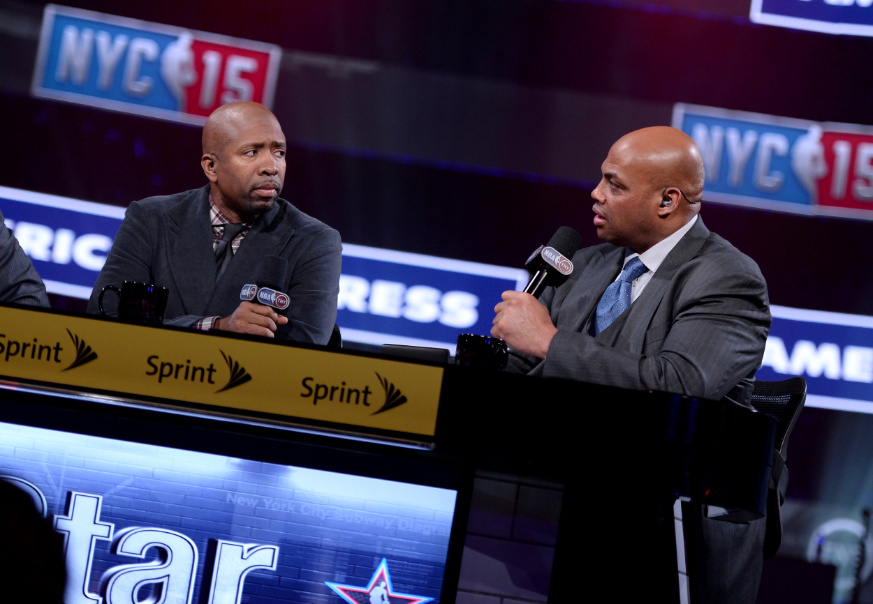 'Inside the NBA' stars and former NBA players Kenny 'The Jet' Smith and Charles Barkley.