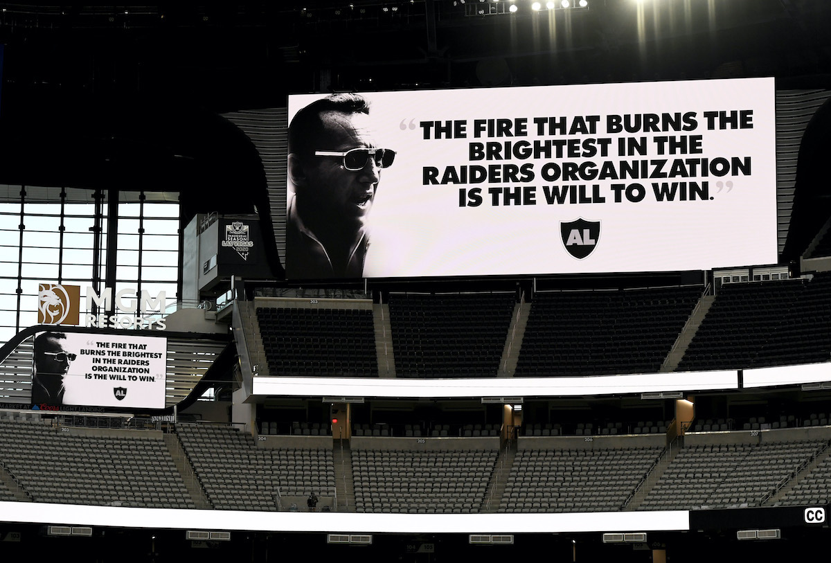 The Las Vegas Raiders’ Colossal Tribute to Late Owner Al Davis Has Set a World Record