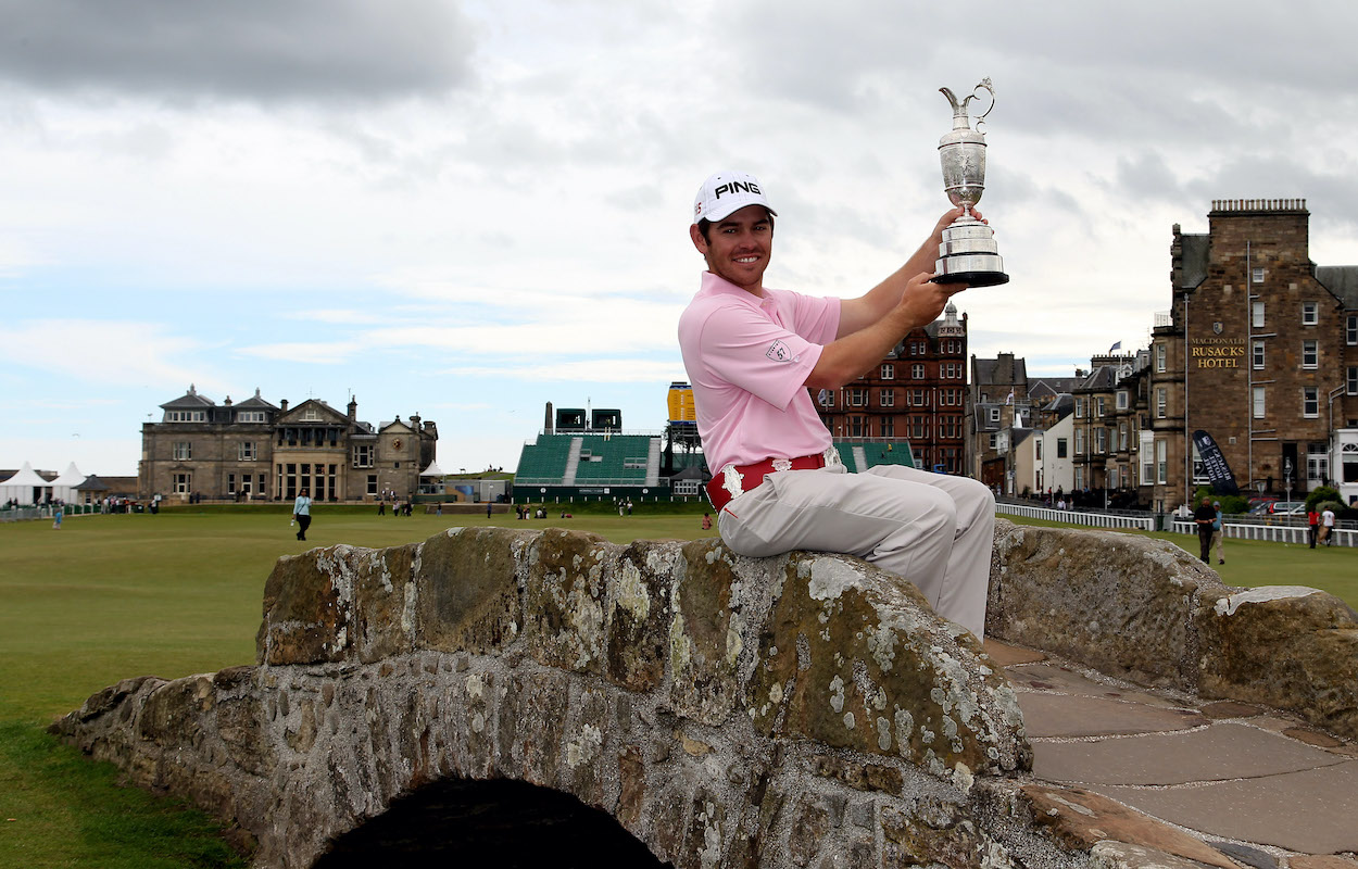 2010 Open Championship winner Louis Oosthuizen