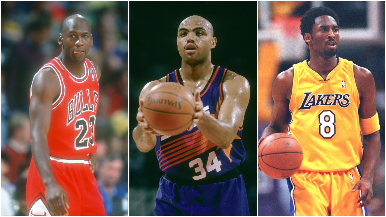 Michael Jordan Charles Barkley Kobe Bryant