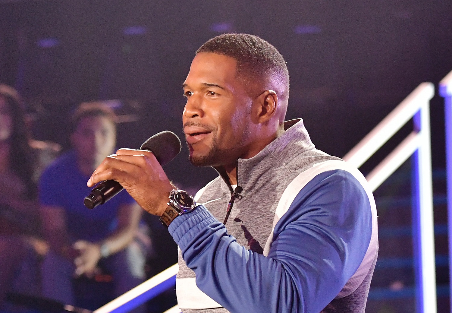Michael Strahan, already inducted into the Pro Football Hall of Fame, is getting his star on the Hollywood Walk of Fame. | Emma McIntyre/KCASports2019/Getty Images for Nickelodeon