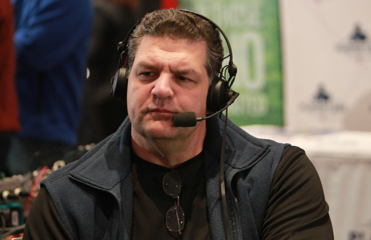 Former ESPN star Mike Golic in 2014 before he later left the network in 2020.