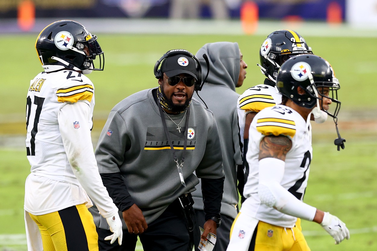 Pittsburgh Steelers head coach Mike Tomlin in 2020.