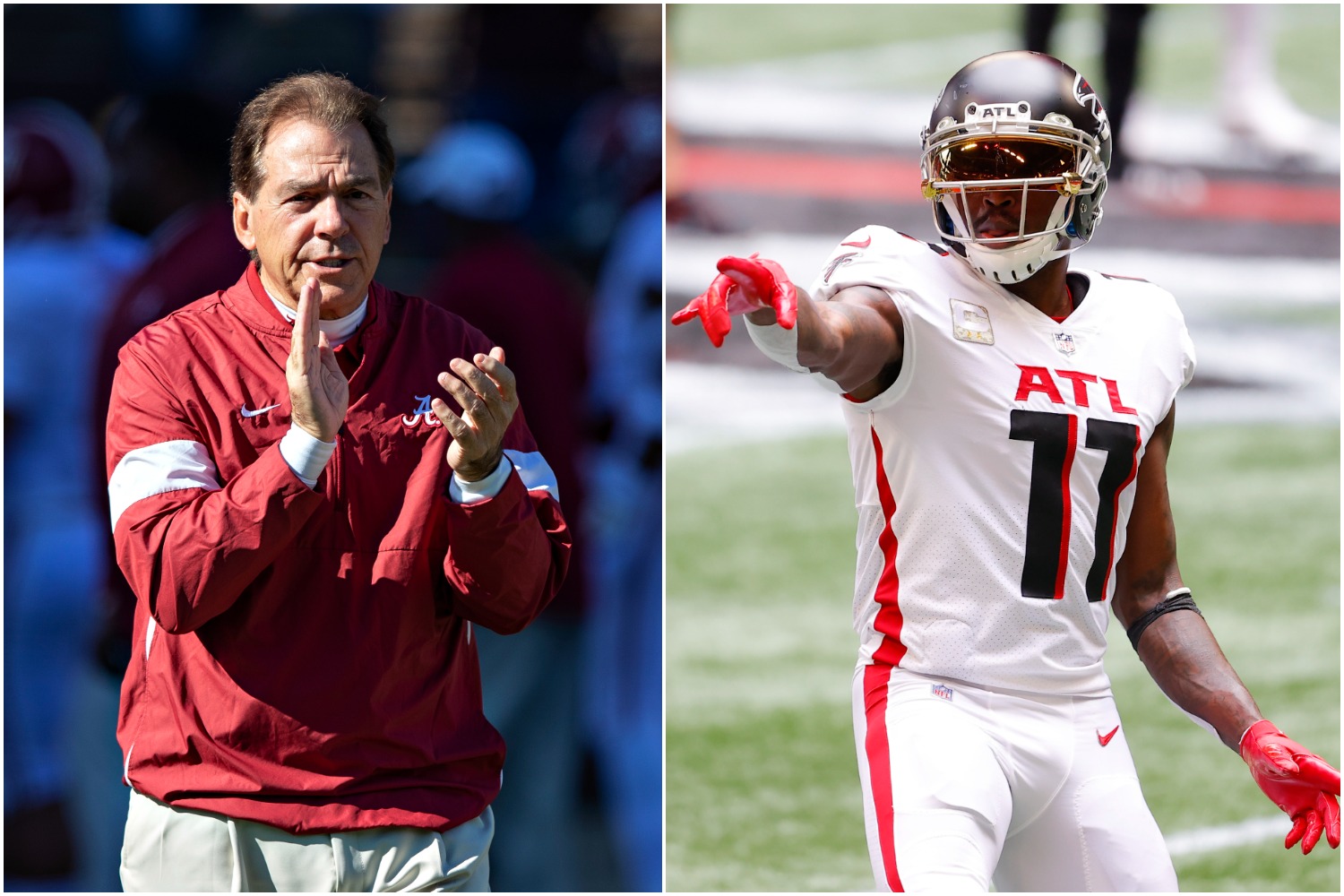 Julio Jones Can Thank Nick Saban For Helping Him Secure His Freedom From the Falcons