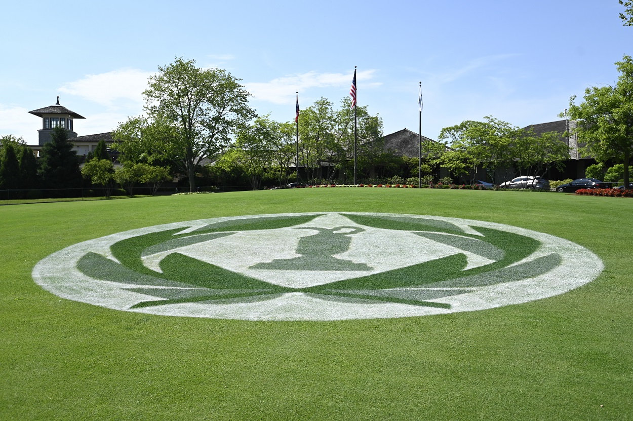 The logo of the Memorial Tournament, the annual PGA Tour event hosted by Jack Nicklaus