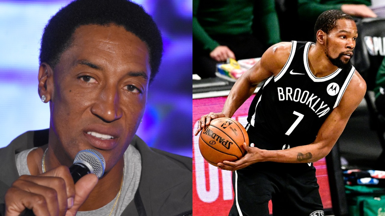 NBA legend Scottie Pippen and Brooklyn Nets star Kevin Durant.