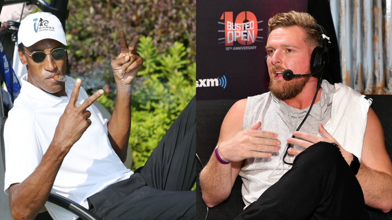 NBA legend Scottie Pippen and former NFL punter Pat McAfee.