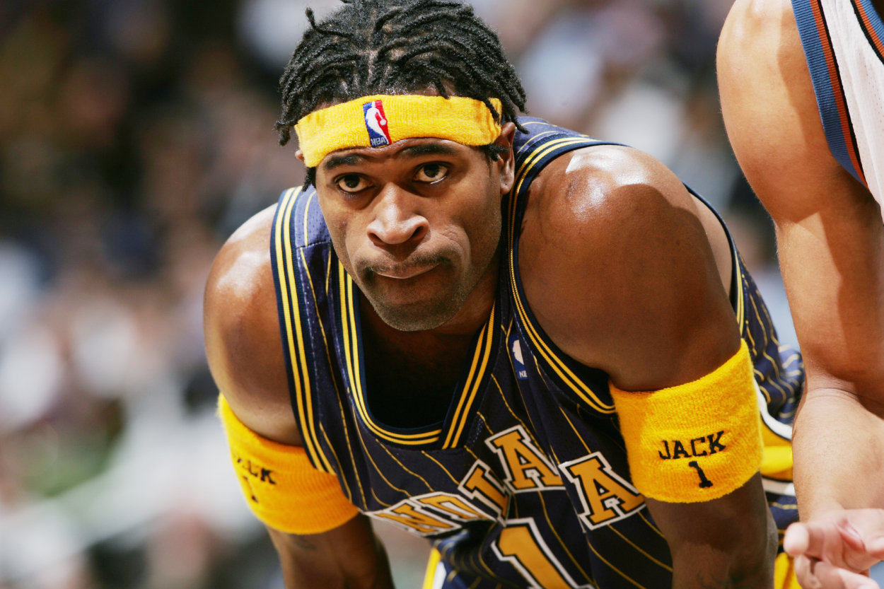 Former NBA player Stephen Jackson with the Indiana Pacers.