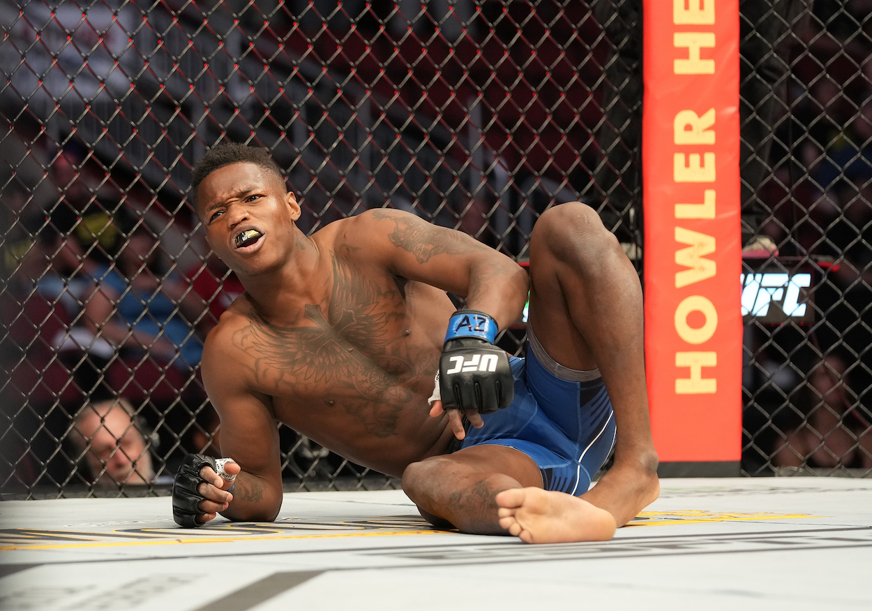 Terrance McKinney injures knee celebrating at UFC 263