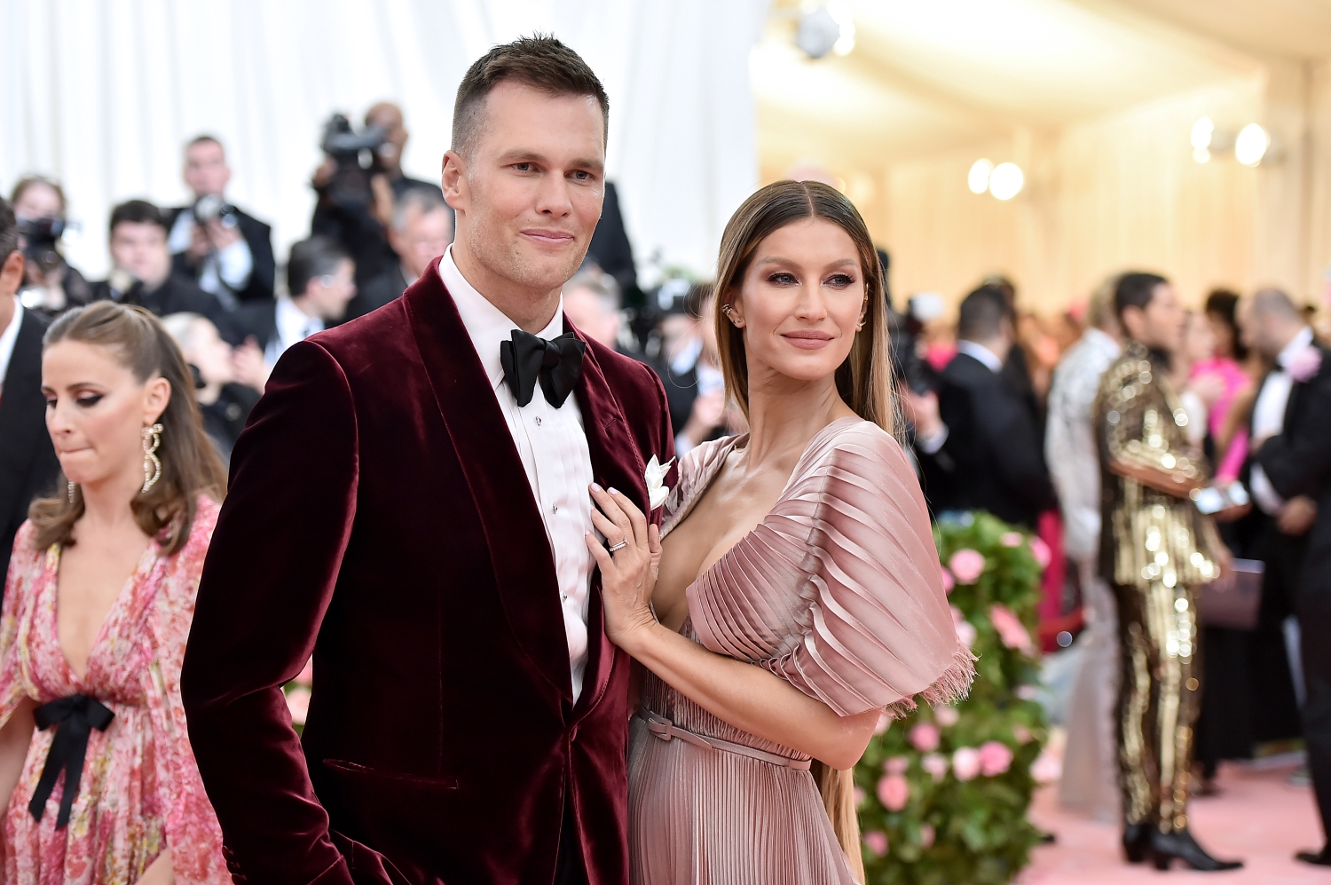 Tom Brady and Gisele Bündchen attend The 2019 Met Gala.