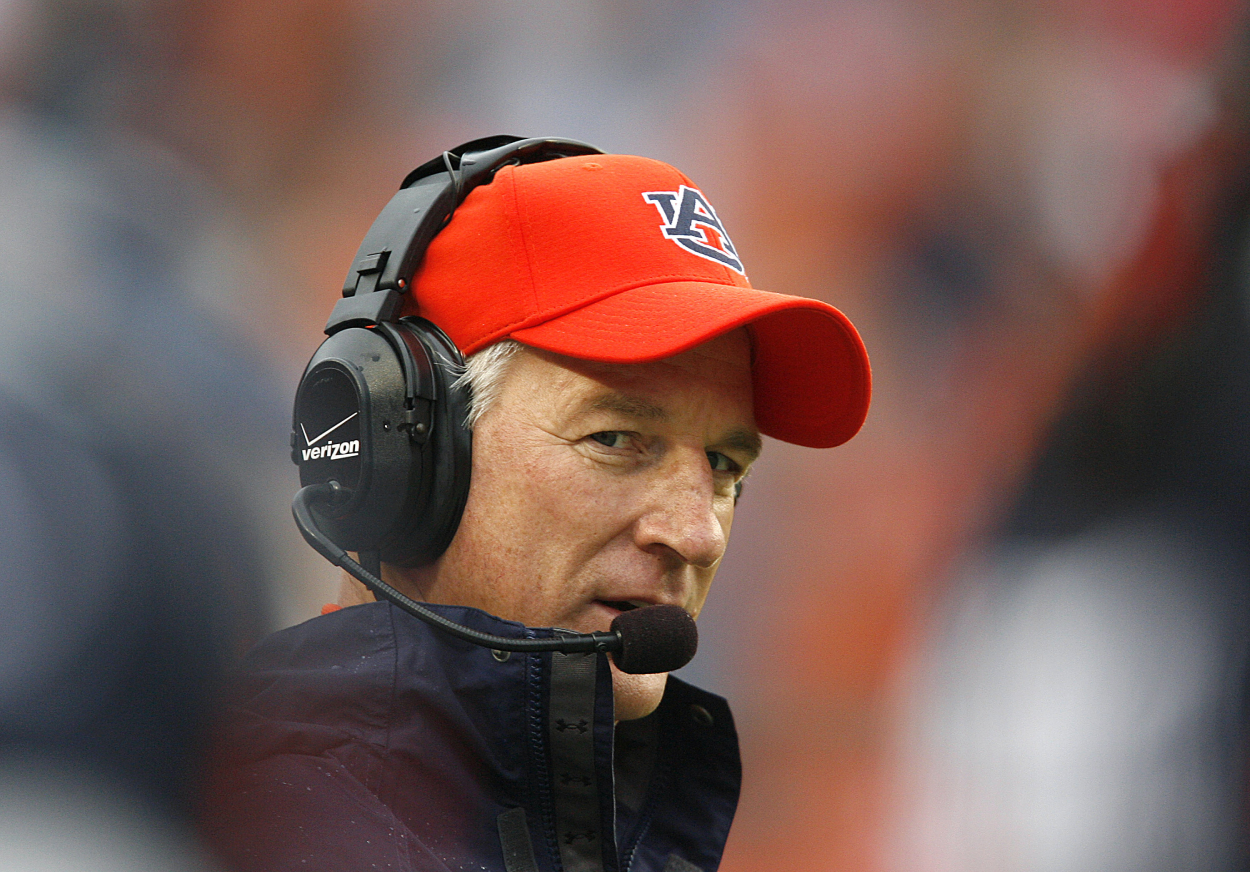 Former Auburn head coach Tommy Tuberville, who recently discussed whether college athletes should get paid or not.