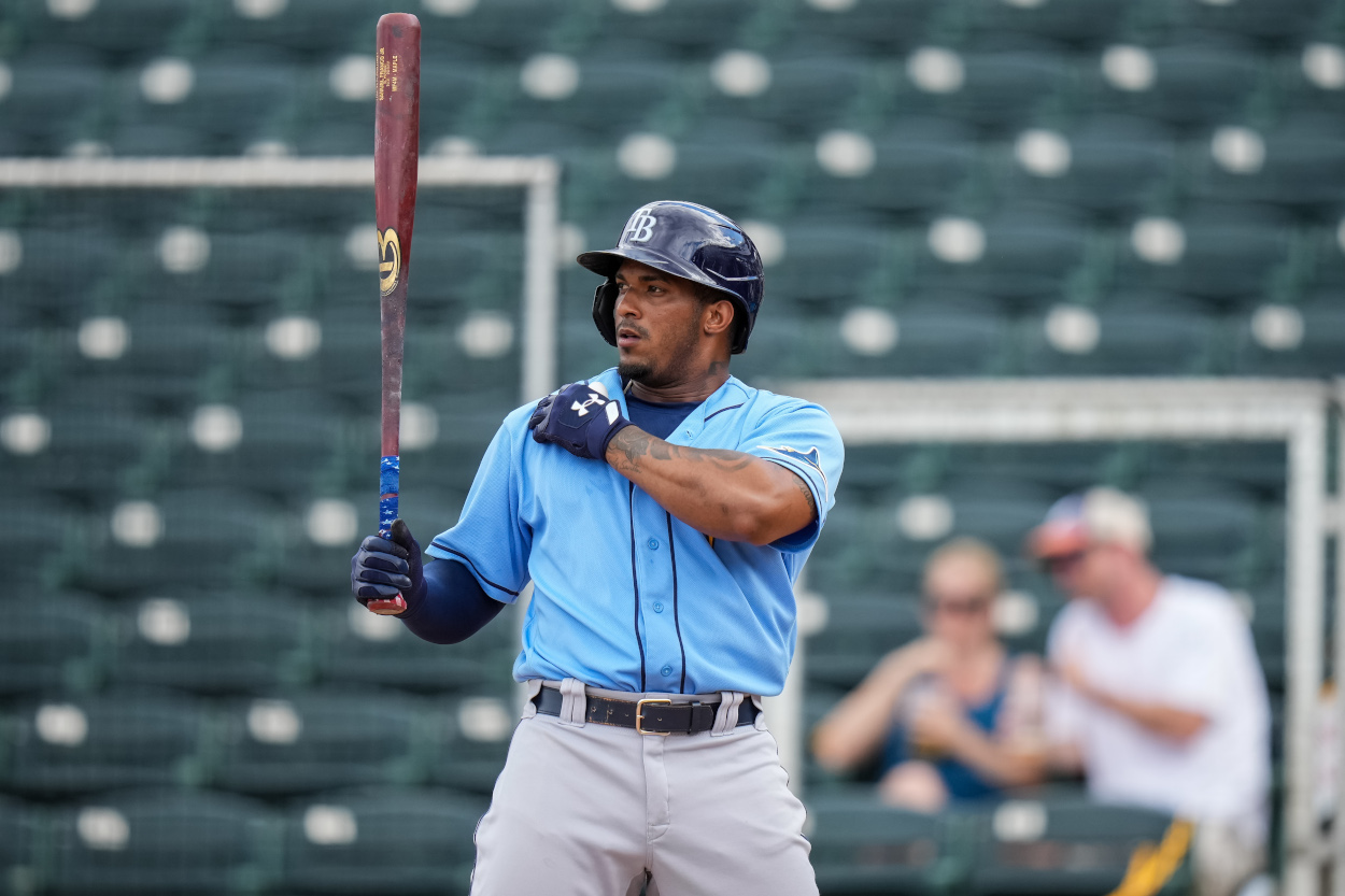 Wander Franco of the Tampa Bay Rays has been called up