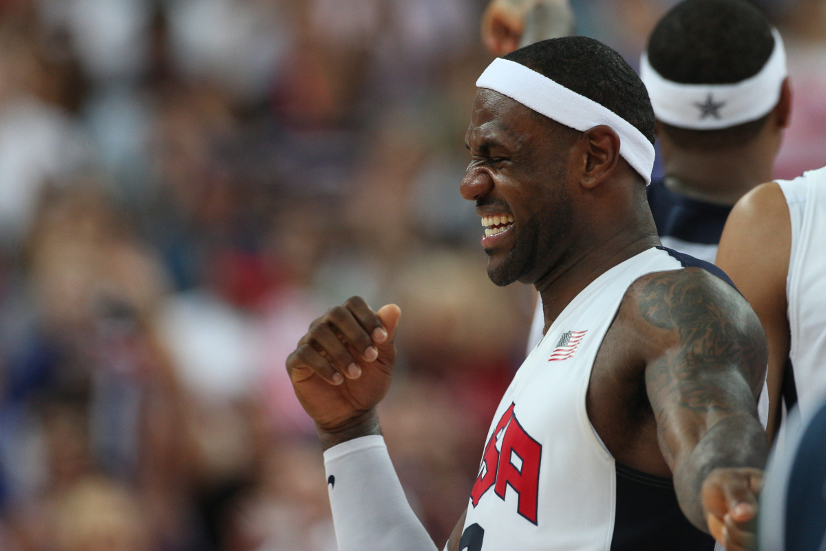 LeBron James won his second Olympic gold medal in London in 2012