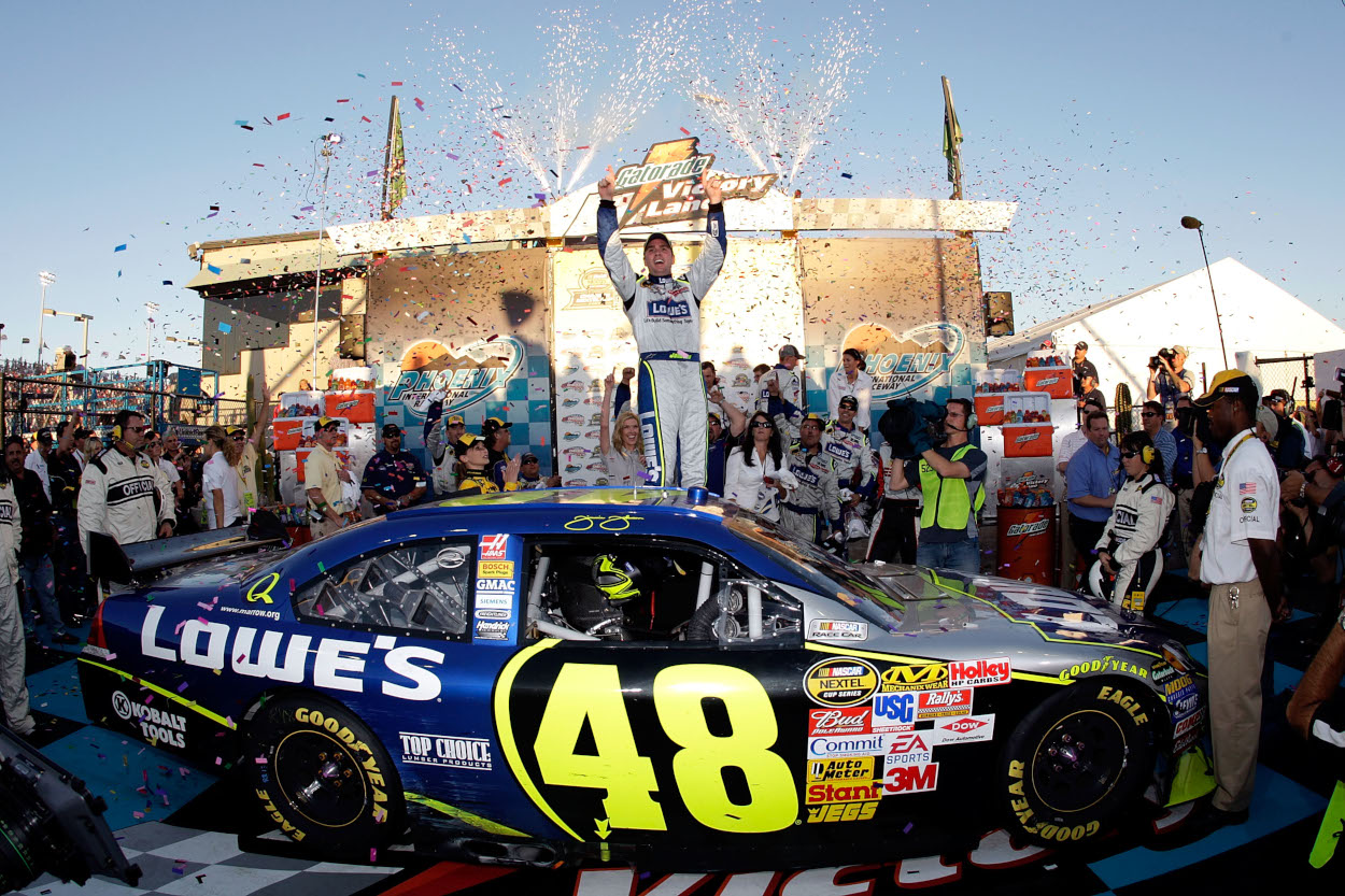Jimmie Johnson was the last to win four straight NASCAR races. Kyle Larson can tie and break that record at Pocono