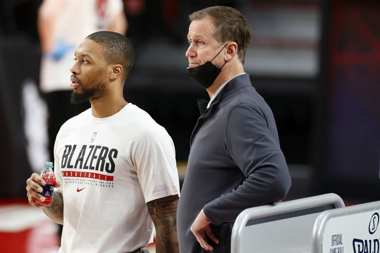 Damian Lillard apparently won't get his wish; Jason Kidd pulled out of consideration to replace coach Terry Stotts in Portland