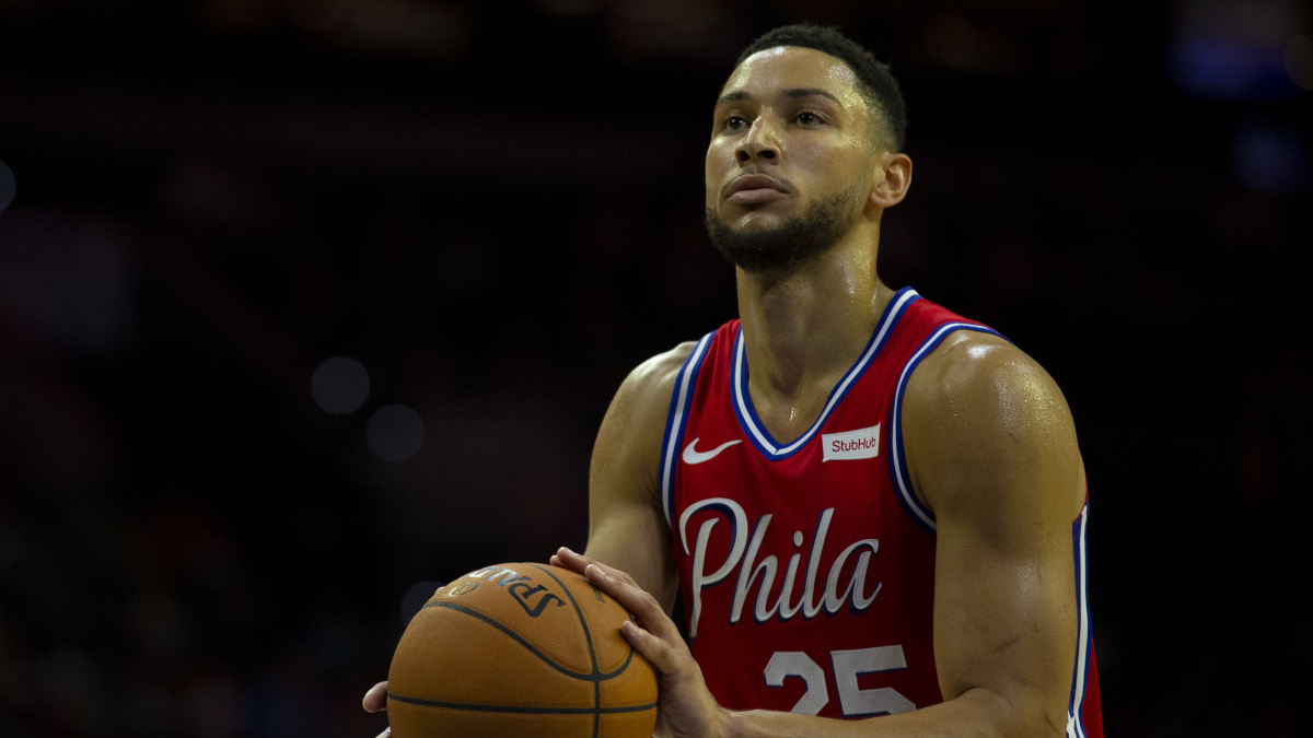 Ben Simmons took his shooting yips to a new level in the NBA Playoffs
