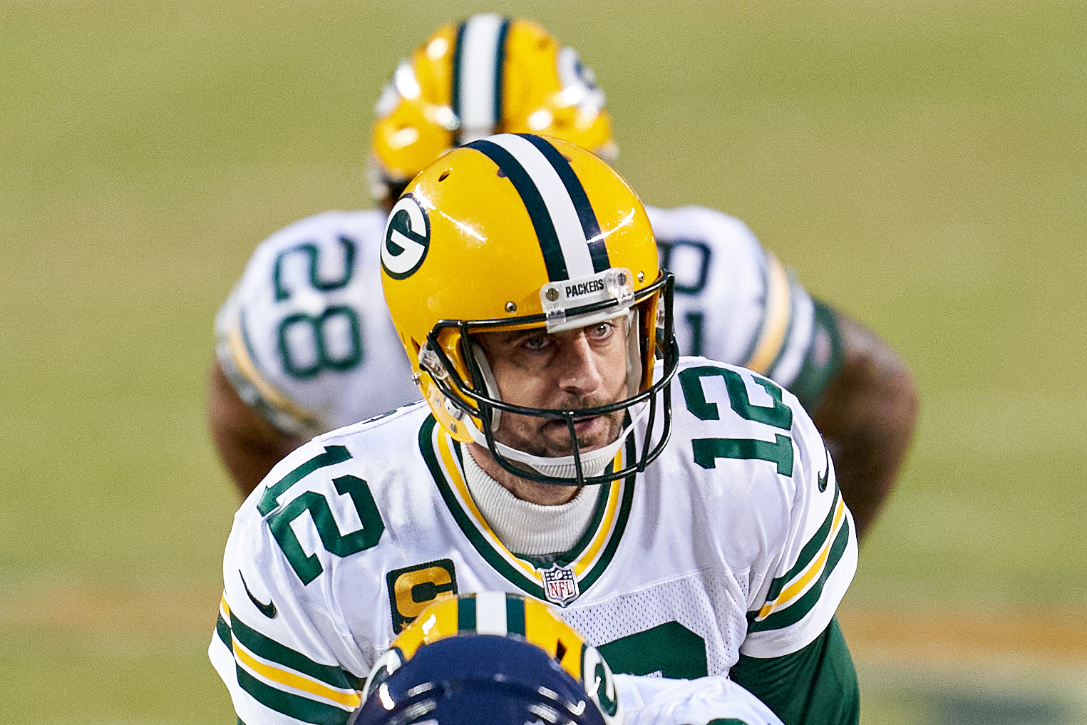Green Bay Packers quarterback Aaron Rodgers in 2021.