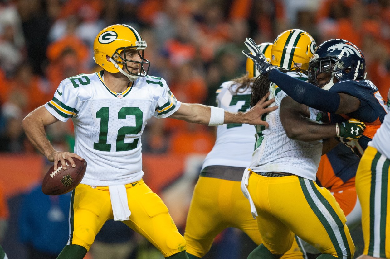 Could Green Bay Packers quarterback Aaron Rodgers wind up on the Denver Broncos?