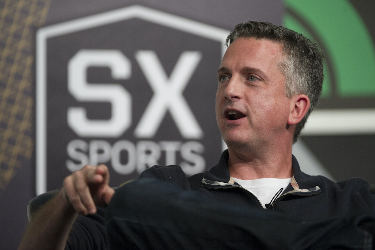 Bill Simmons, then-editor-in-chief of Grantland.com, speaks during a panel discussion at the South By Southwest (SXSW) Interactive Festival in Austin, Texas, U.S., on Saturday, March 8, 2014, around the time Jason Whitlock called The Undefeated "the Black Grantland."