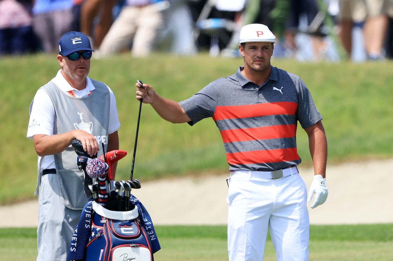 Bryson DeChambeau and caddie Tim Tucker have parted ways