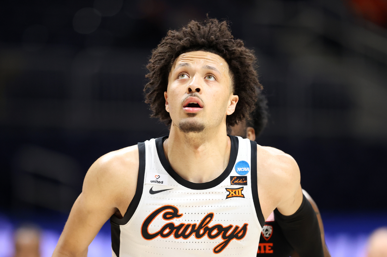 Top 2021 NBA Draft prospect Cade Cunningham during his Oklahoma State career.