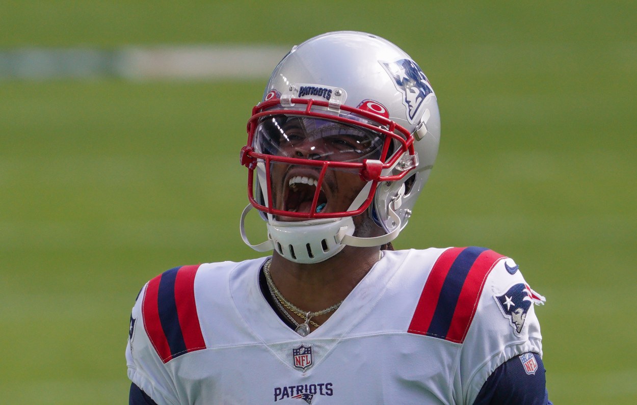 New England Patriots quarterback Cam Newton in 2020.