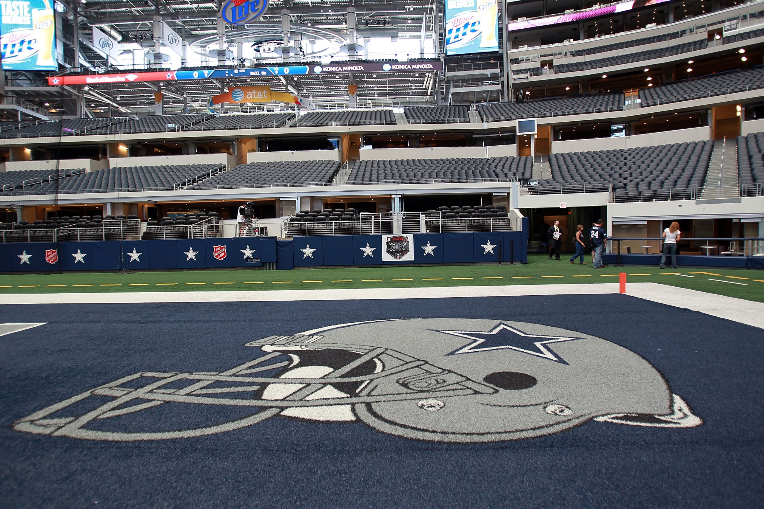 Dallas Cowboys helmet painting