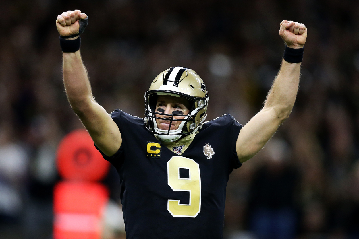 New Orleans Saints quarterback Drew Brees in 2019.