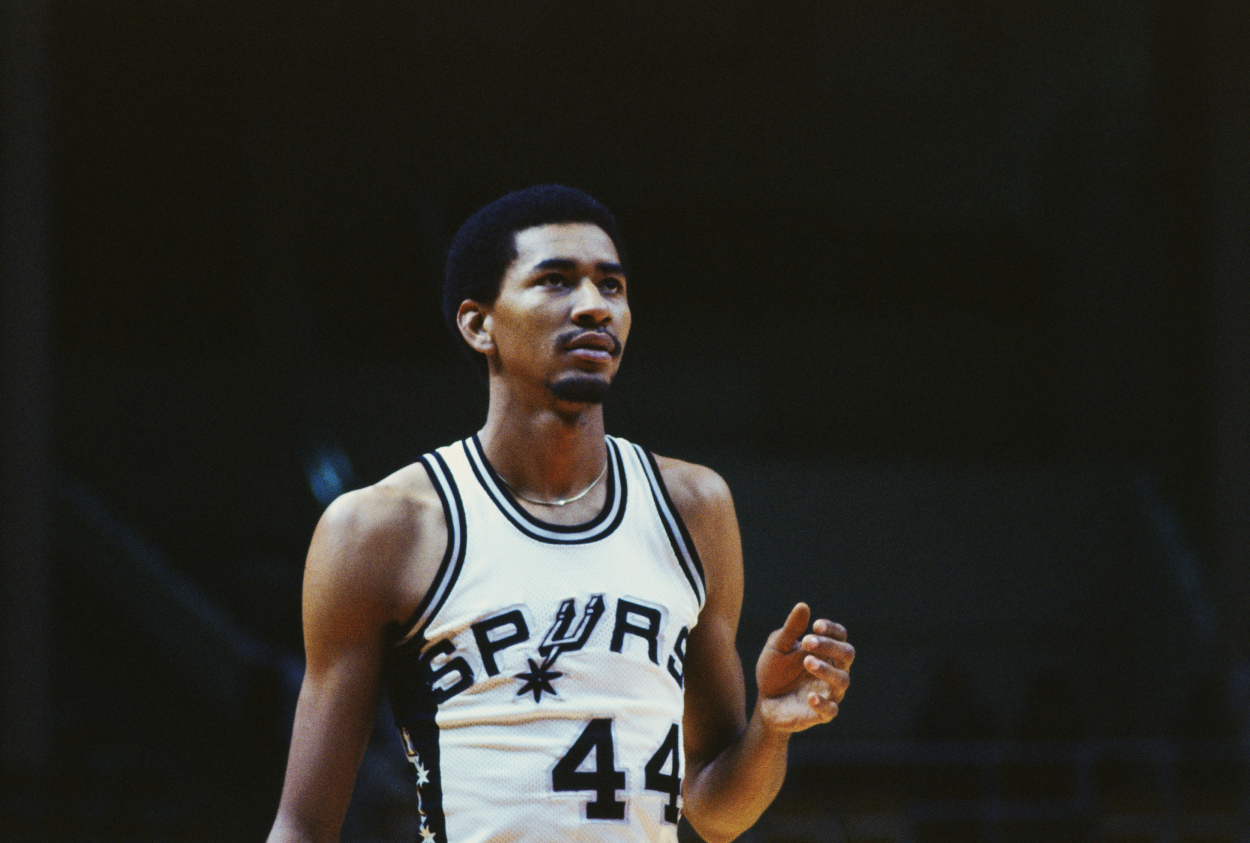 George Gervin with the San Antonio Spurs.