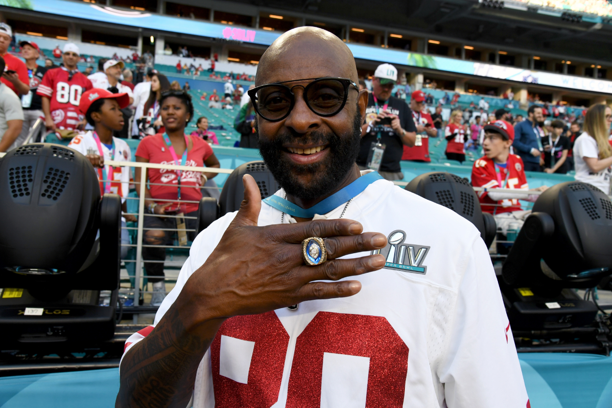 NFL legend Jerry Rice in 2020.