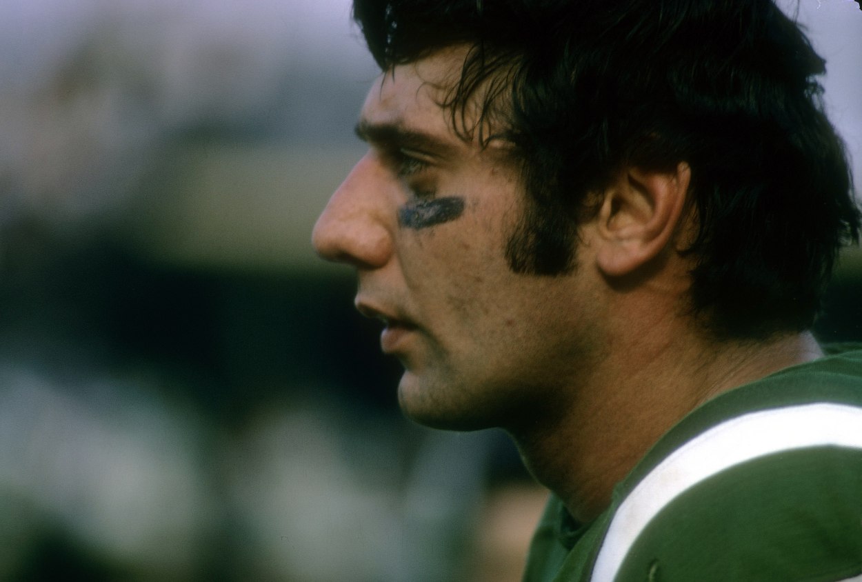 New York Jets quarterback Joe Namath.