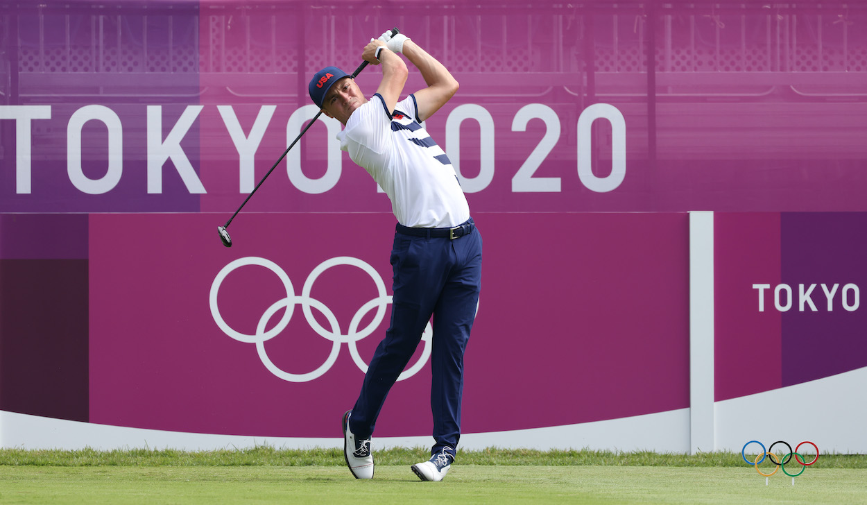 Justin Thomas was a par machine in the first round of the Olympic golf competition.